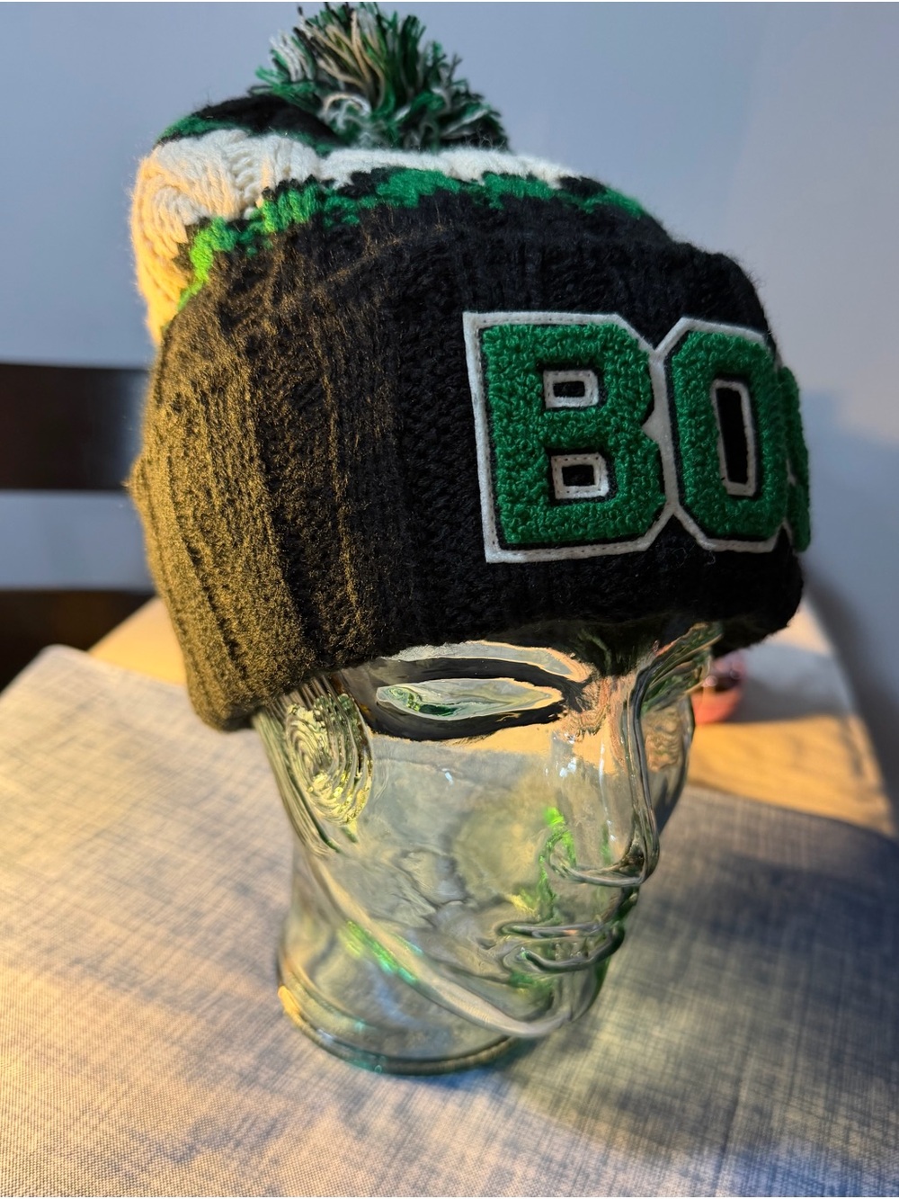 Boston Celtics Women’s '47 Brand "Emma" Knit Pom Beanie Hat